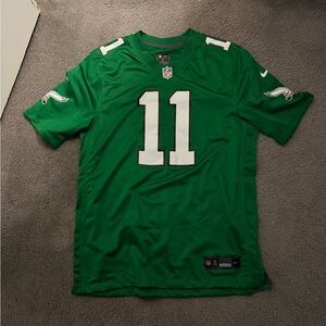 AJ Brown Kelly Green Jersey